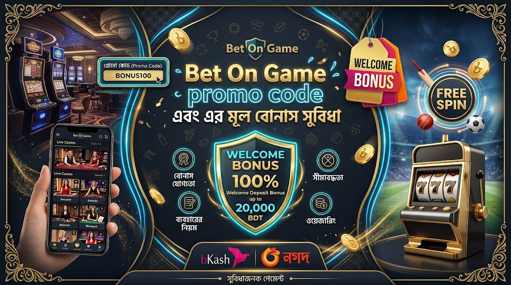 Bet On Game promo code এবং এর মূল বোনাস সুবিধা
